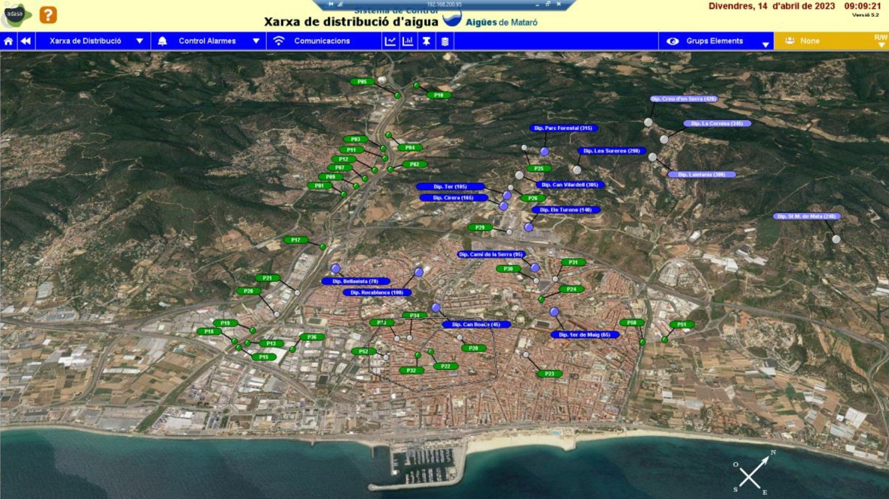 Imagen representativa del caso de éxito Aigües de Mataró – Telecontrol avanzado