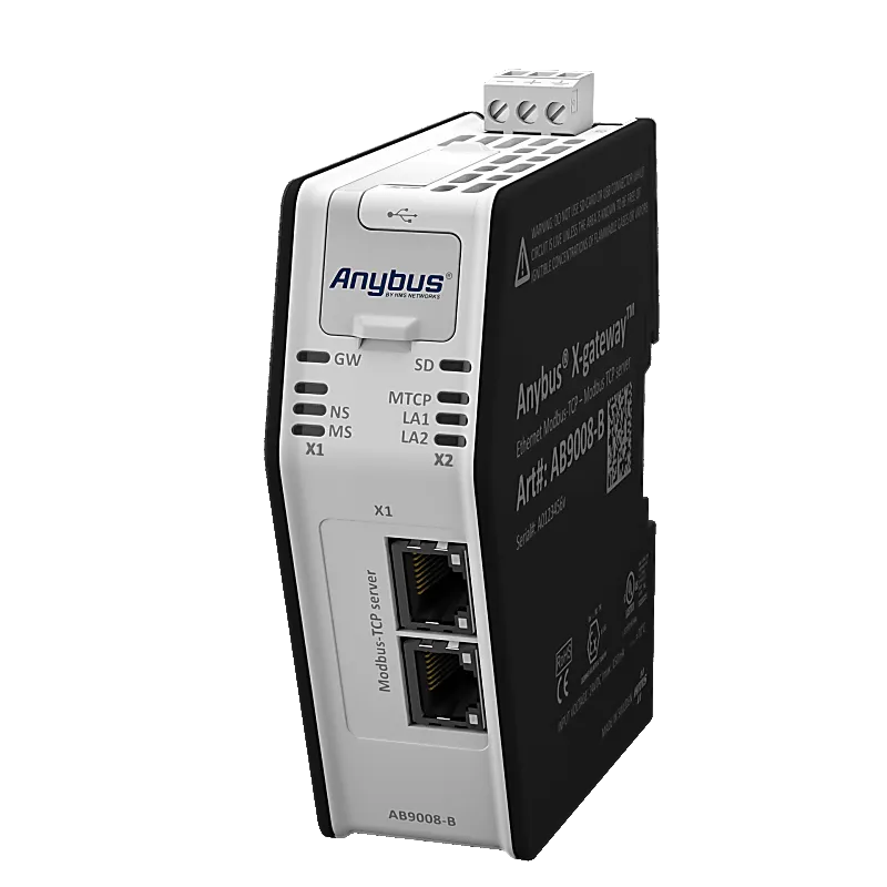 Anybus X-gateway – Modbus TCP Client – Modbus TCP Server – AB9008-B