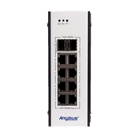 Anybus Managed L2 PoE Switch - AWB5005-B