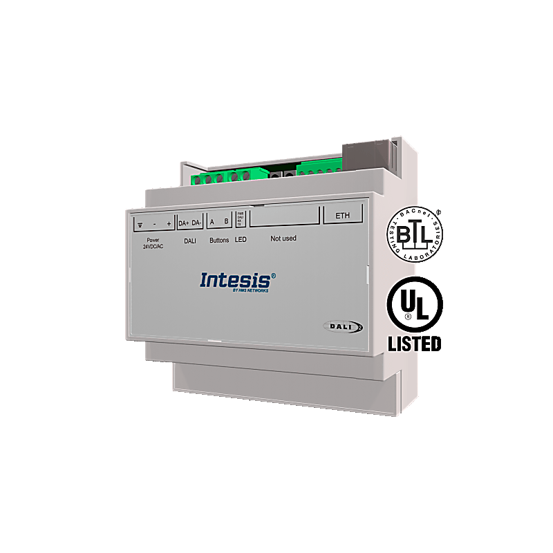 Imagen representativa del producto DALI-2 to BACnet/IP Server Gateway – INBACDAL0640500 número 2