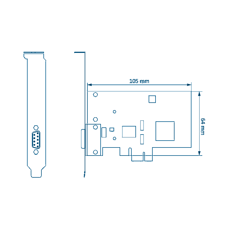 Imagen representativa del producto Ixxat CAN-IB100/PCIe – 1.01.0231.12001 número 4