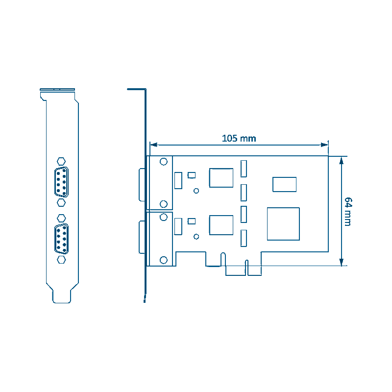 Imagen representativa del producto Ixxat CAN-IB100/PCIe – 1.01.0231.22001 número 4