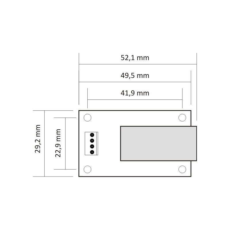 Imagen representativa del producto GNOME232TTL – LAN to RS232 converter (TTL levels) – GNOME232_TTL número 2
