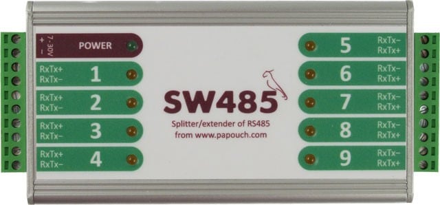 Imagen representativa del producto SW485 – Splitter / extender of RS485 – SW485 número 1