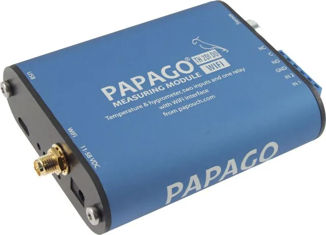 Imagen representativa del producto PAPAGO TH 2DI DO WiFi: Environment monitor – PGO_TH2DIDO_W_EU número 1