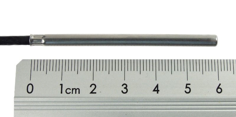 Imagen representativa del producto Pt100 sensor: -90 to +250°C, metal rod,3m – SNS_PT100-90-250 número 4