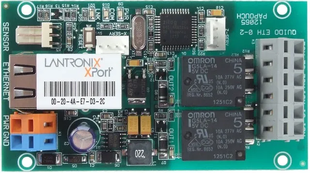 Imagen representativa del producto Quido ETH 0/2: 2 Outputs and Thermometer – QUIDO_ETH_0/2_1 número 1