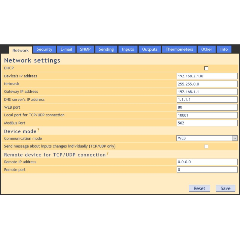 Imagen representativa del producto Quido ETH 2/16: 2 inputs, 16 outputs and thermometer – QUIDO_ETH_2/16_1 número 6