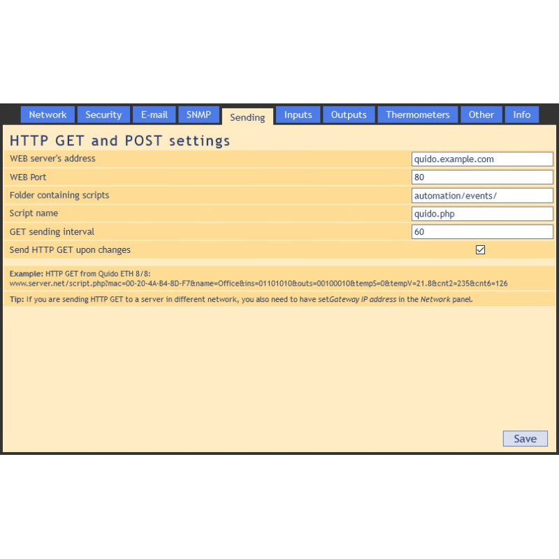 Imagen representativa del producto Quido ETH 2/16: 2 inputs, 16 outputs and thermometer – QUIDO_ETH_2/16_1 número 10