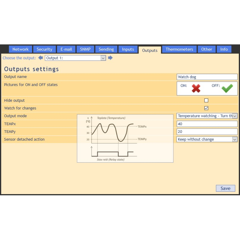 Imagen representativa del producto Quido ETH 2/16: 2 inputs, 16 outputs and thermometer – QUIDO_ETH_2/16_1 número 13
