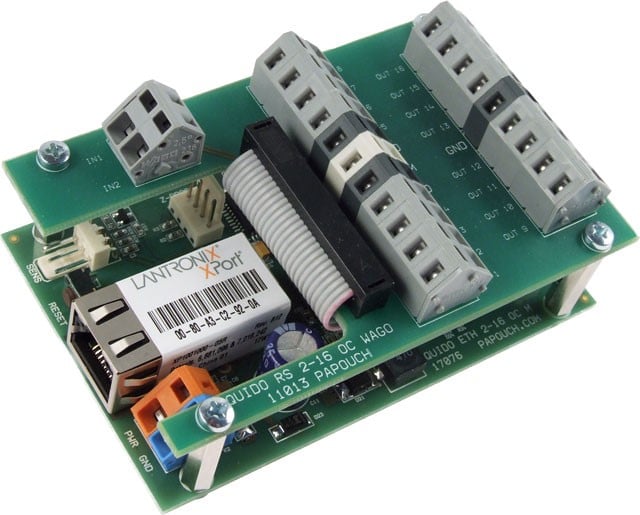 Imagen representativa del producto Quido ETH 4/32 OC: Ethernet I/O module, 4 inputs, 32 outputs, OC, thermometer – QUIDO_ETH_4/32_OC_M_1 número 2